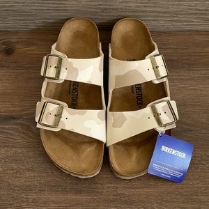 Camo Birkenstocks (new)